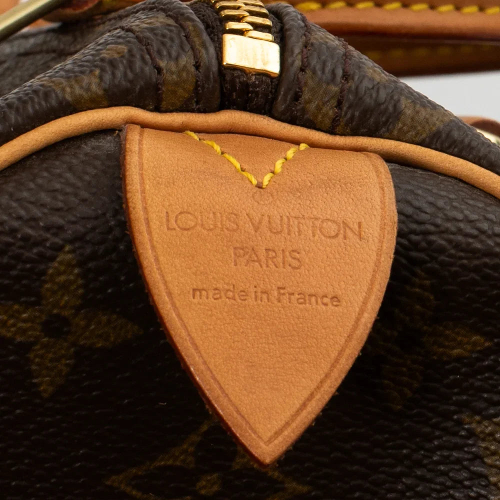 Keepall 50 Vintage en toile monogram marron