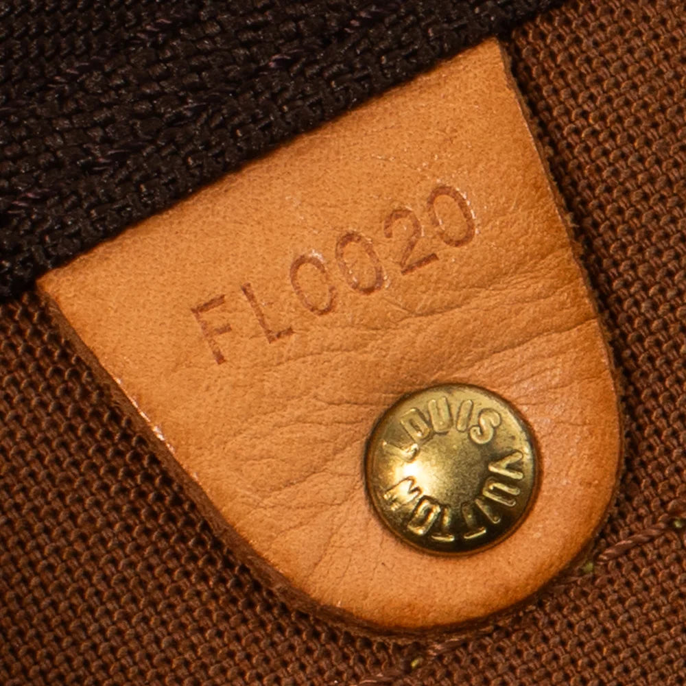 Keepall 50 Vintage en toile monogram marron