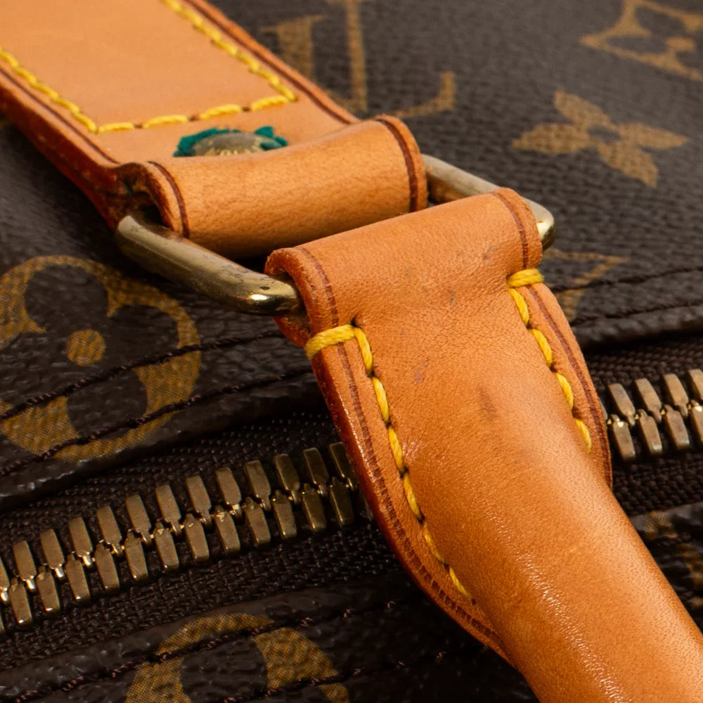 Keepall 45 Vintage en toile monogram marron