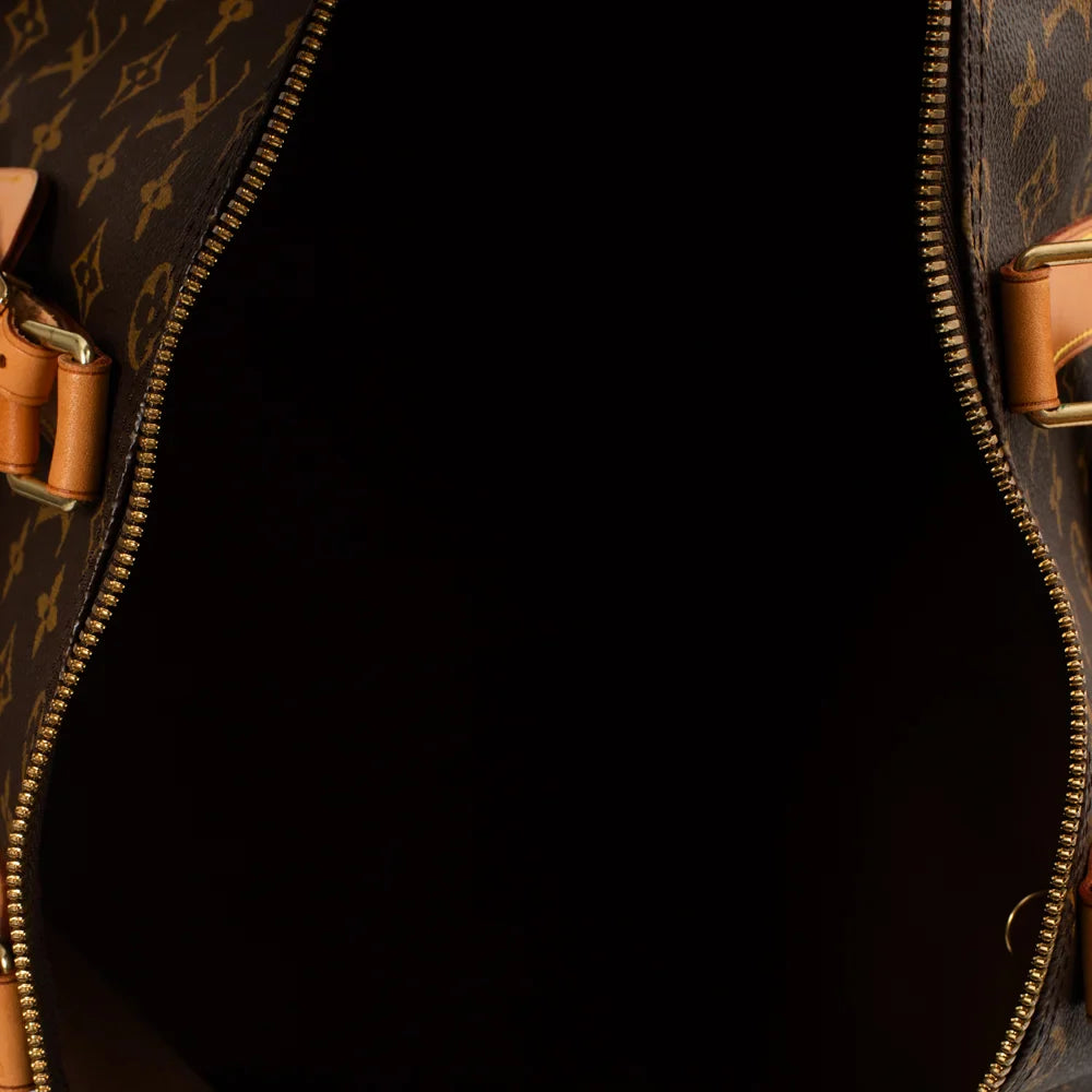 Keepall 45 Vintage en toile monogram marron