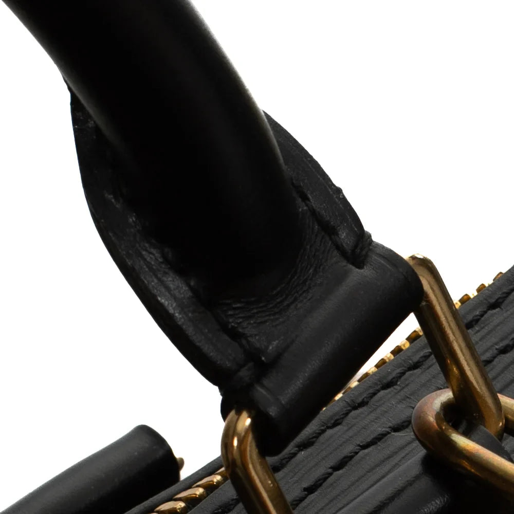 Keepall 50 Vintage en cuir épi noir