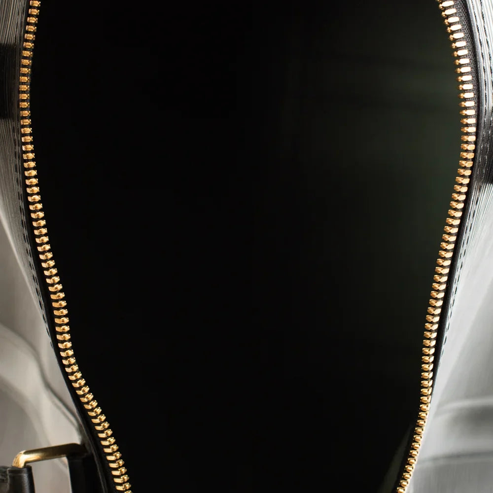 Keepall 50 Vintage en cuir épi noir