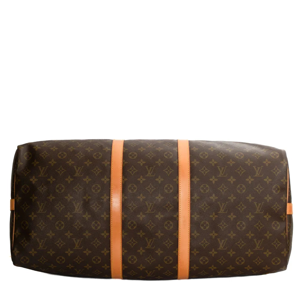 Keepall 60 Vintage en toile monogram marron