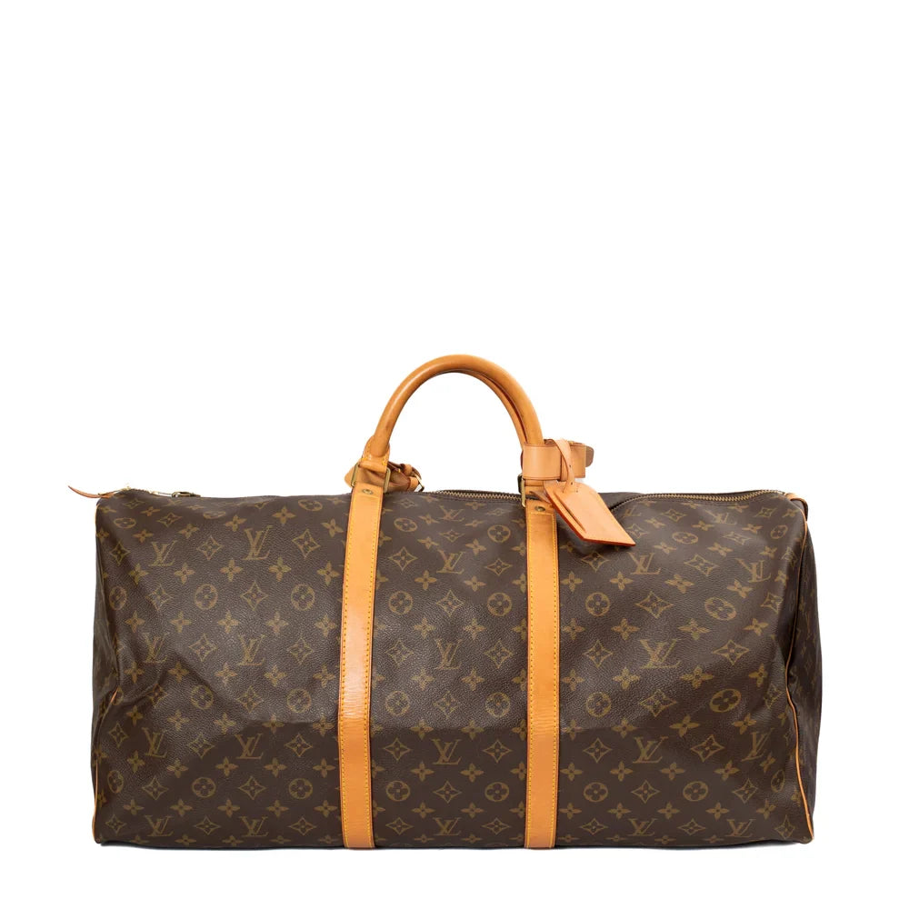 Keepall 45 Vintage en toile monogram marron