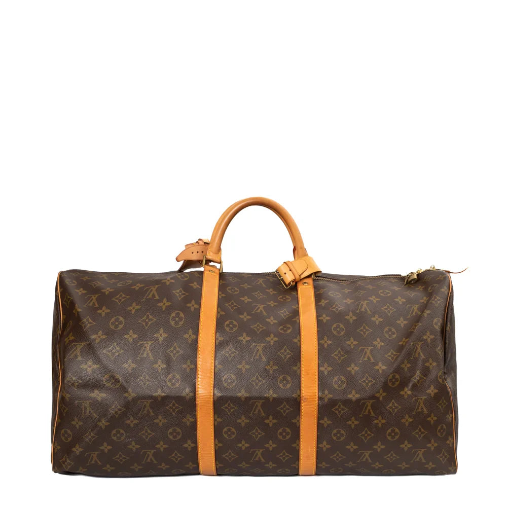 Keepall 45 Vintage en toile monogram marron