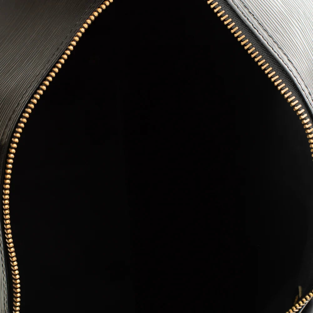 Keepall 45 Vintage en cuir épi noir