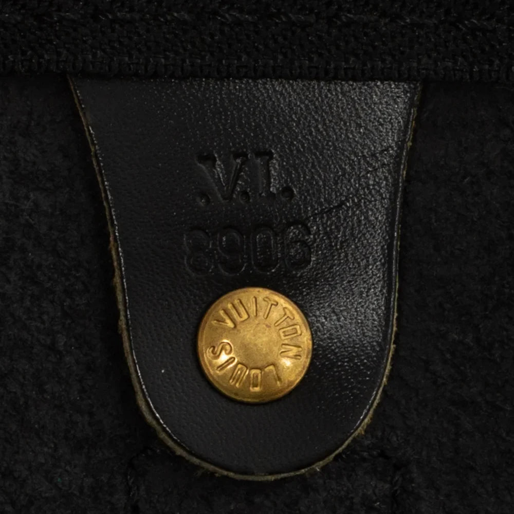 Keepall 45 Vintage en cuir épi noir