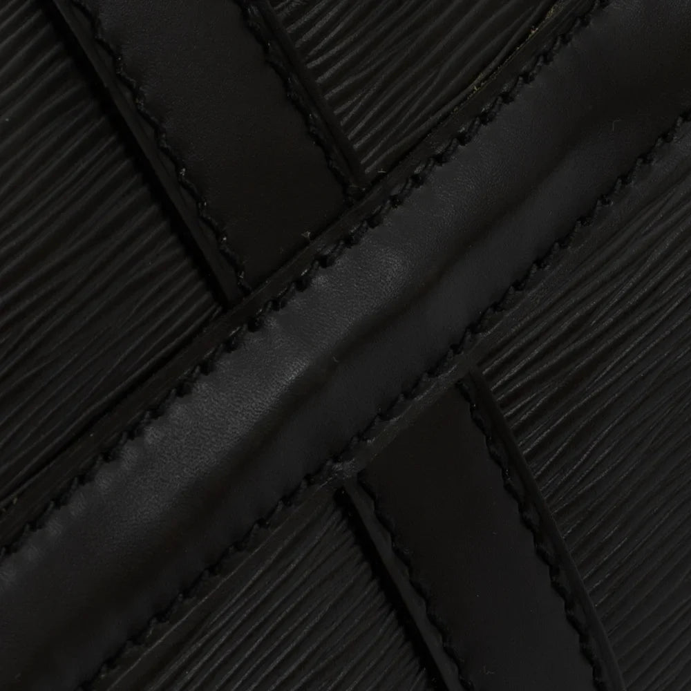 Keepall 45 Vintage en cuir épi noir