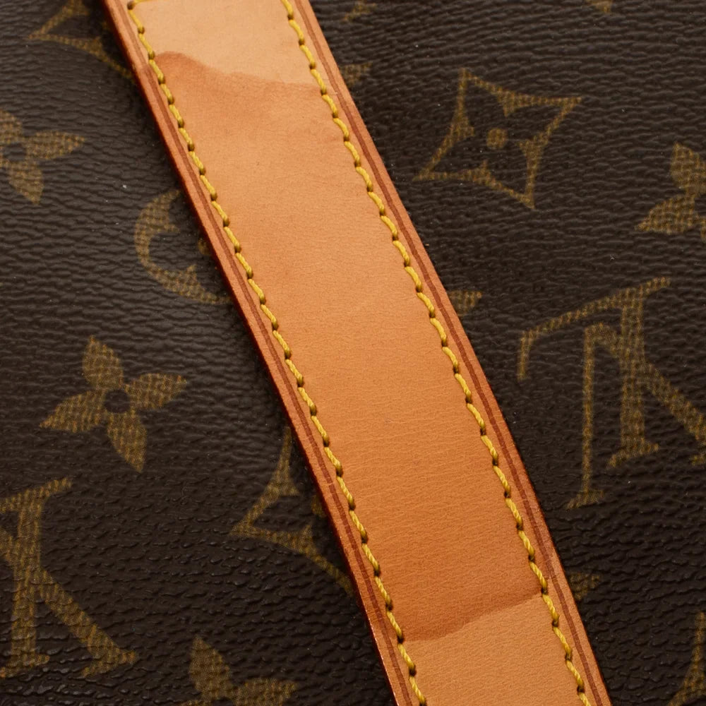 Keepall 50 Vintage en toile monogram marron