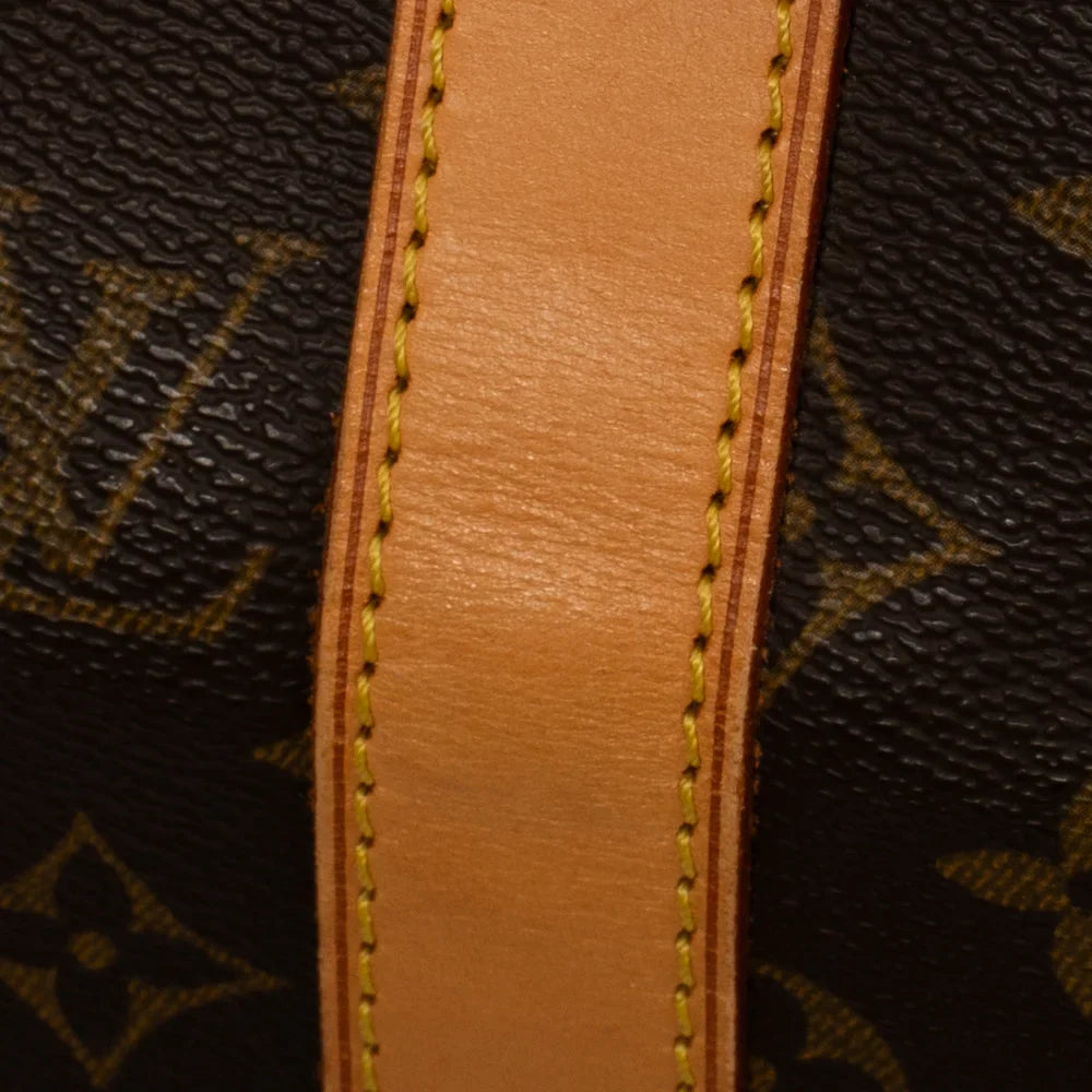 Keepall 50 Vintage en toile monogram marron
