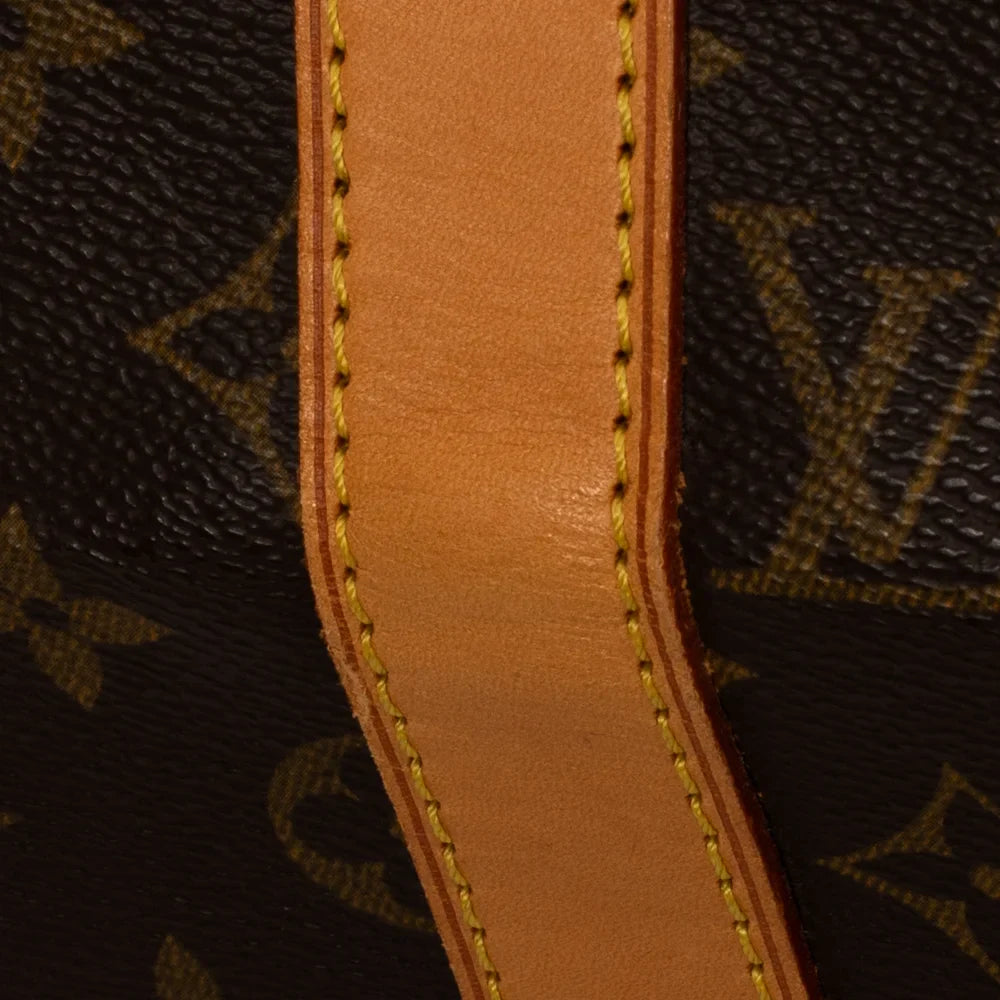 Keepall 50 Vintage en toile monogram marron