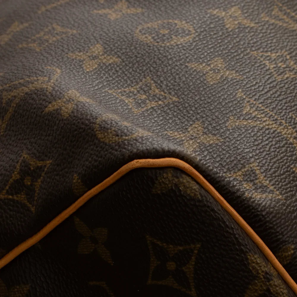 Keepall 50 Vintage en toile monogram marron
