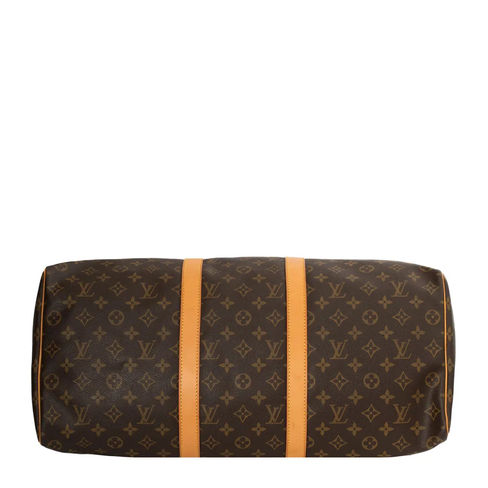 Keepall 50 Vintage en toile monogram marron