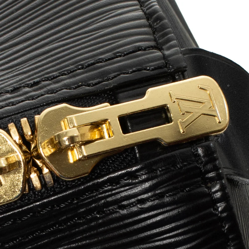 Keepall 50 Vintage en cuir épi noir