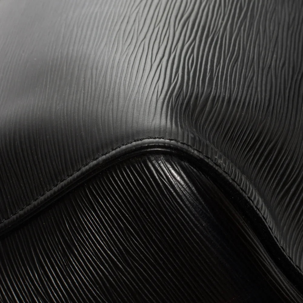 Keepall 50 Vintage en cuir épi noir