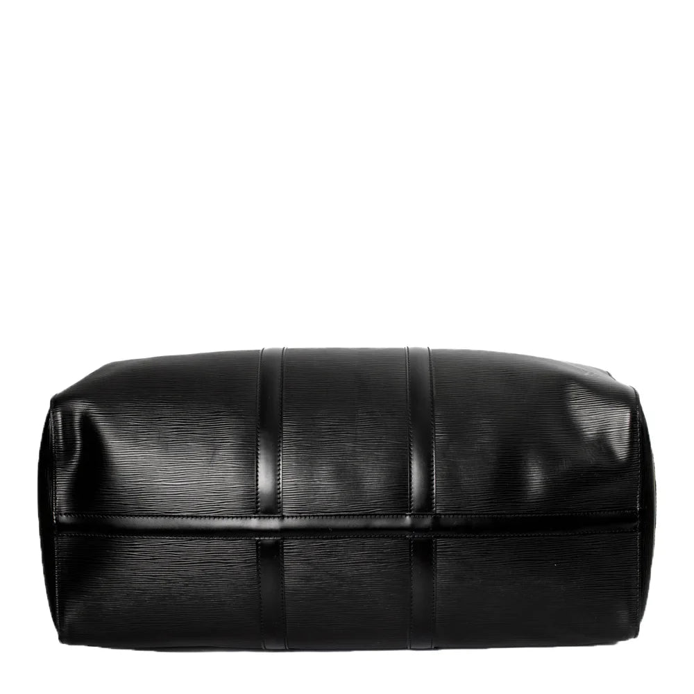 Keepall 50 Vintage en cuir épi noir