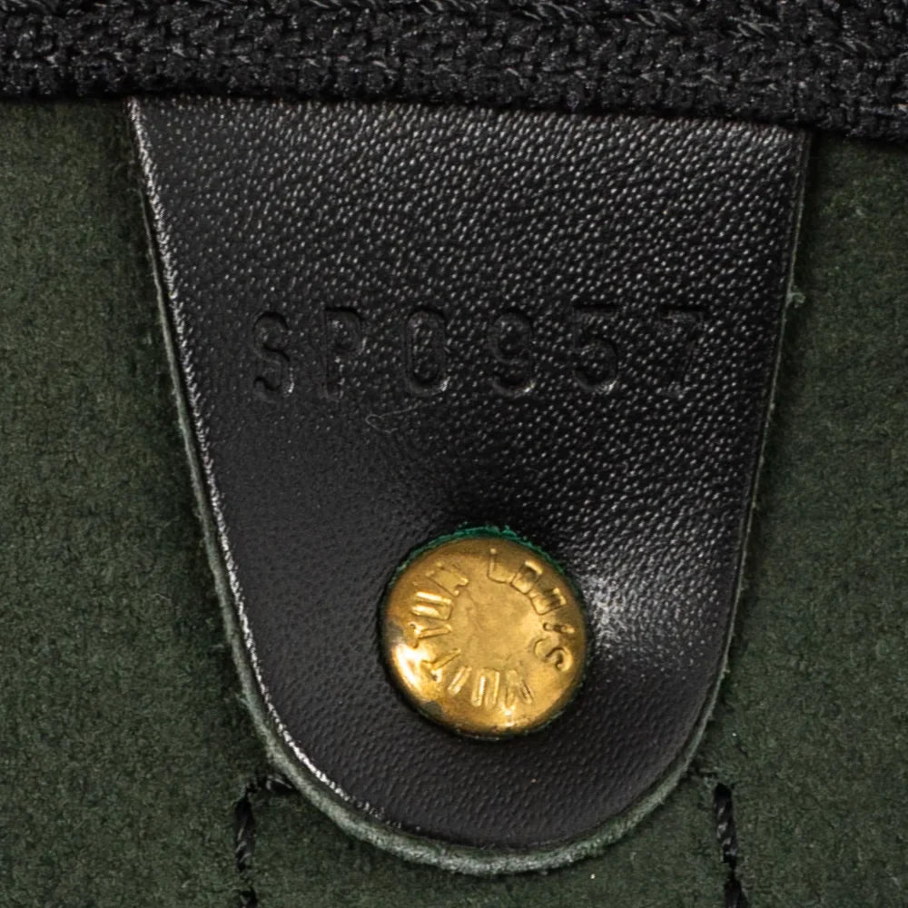 Keepall 50 Vintage en cuir épi noir