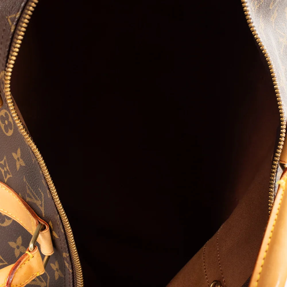 Keepall 50 en toile monogram marron