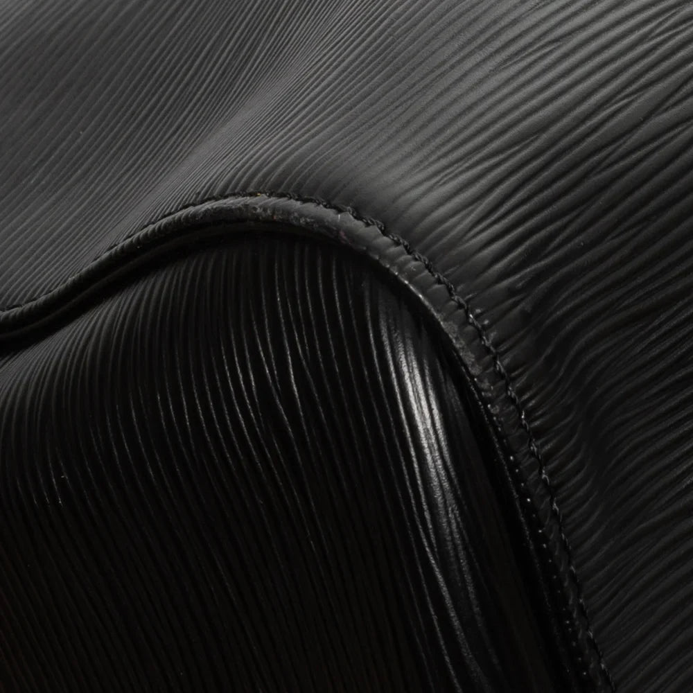 Keepall 50 Vintage en cuir épi noir
