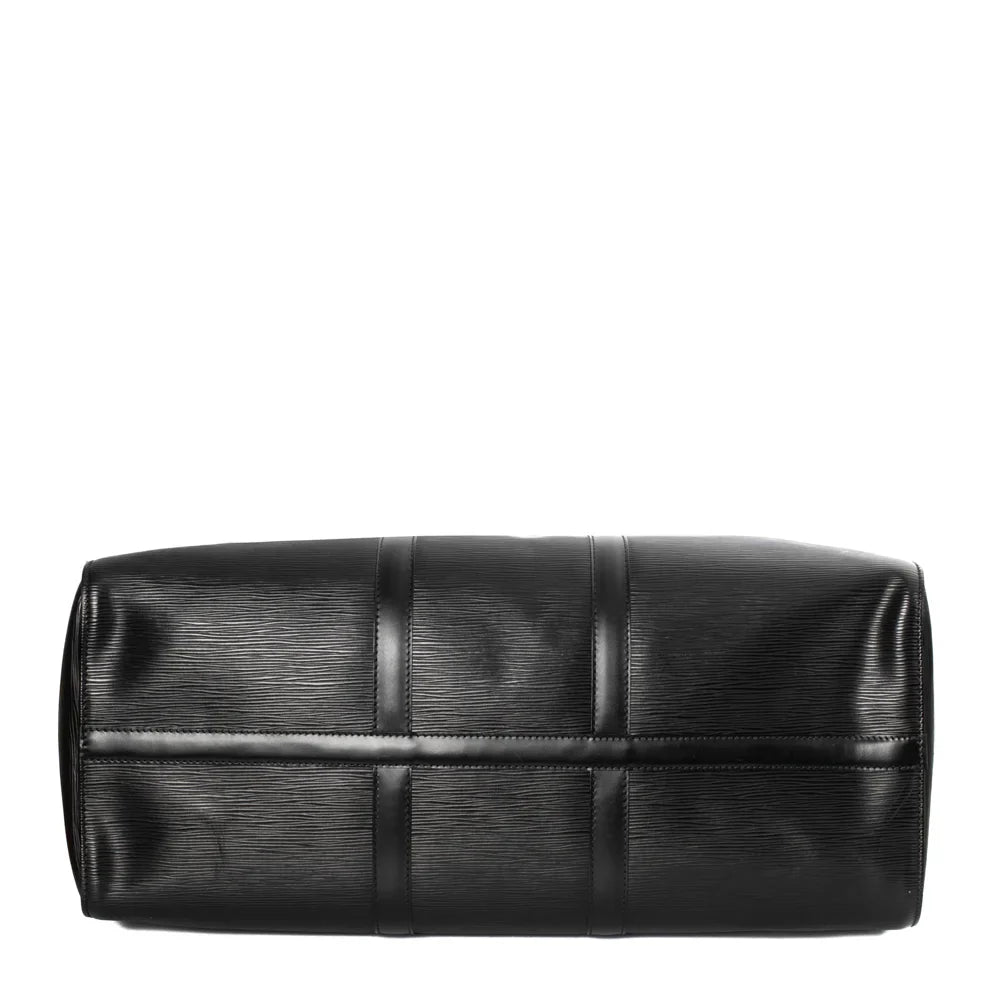 Keepall 50 Vintage en cuir épi noir