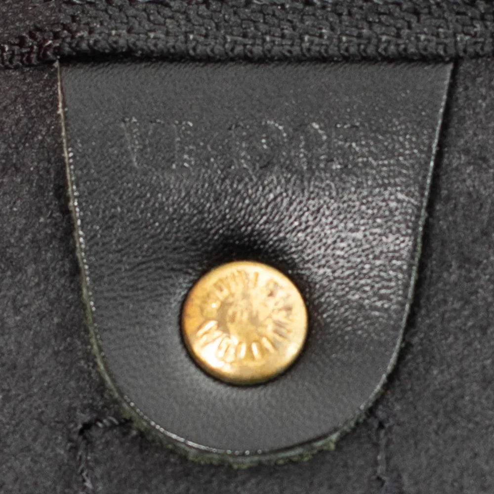 Keepall 50 Vintage en cuir épi noir