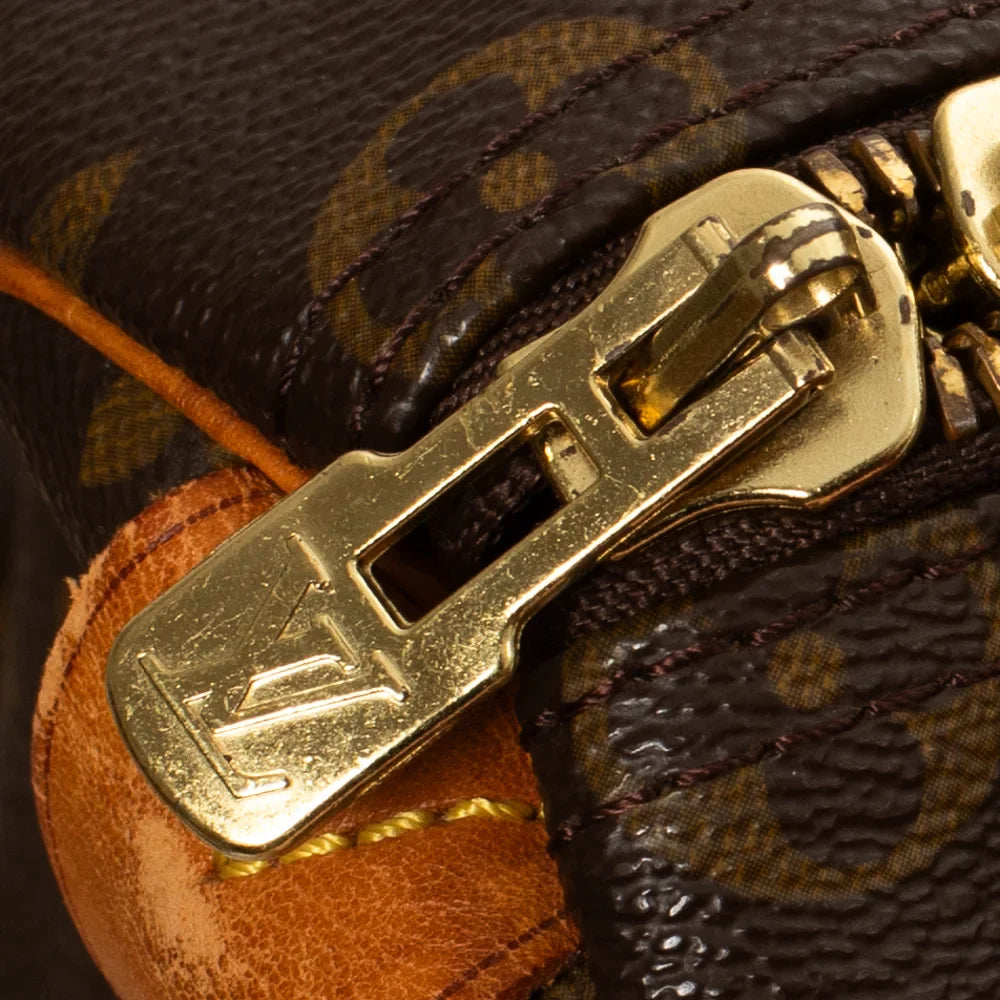 Keepall 50 Vintage en toile monogram marron