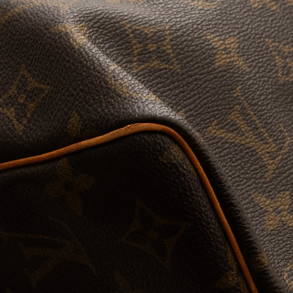 Keepall 50 Vintage en toile monogram marron