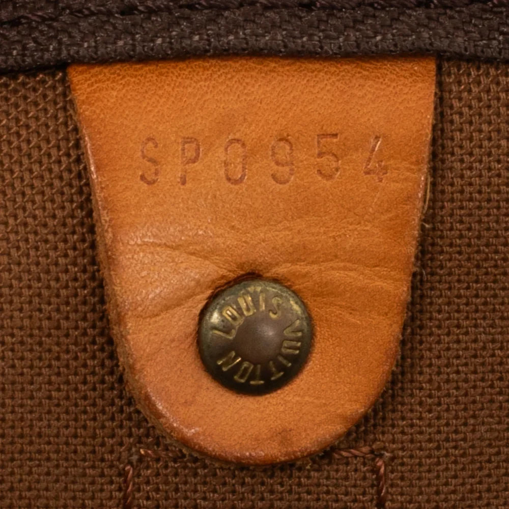 Keepall 50 Vintage en toile monogram marron
