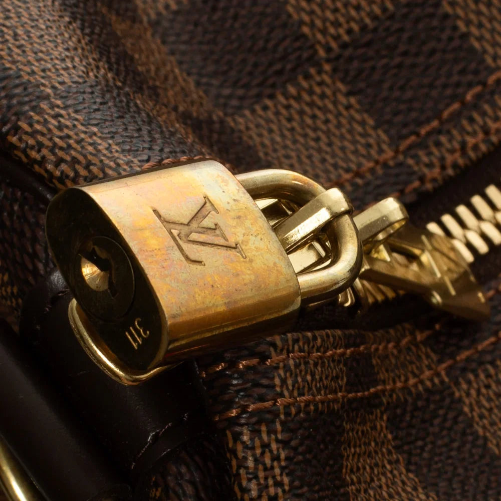 Keepall 55 en toile damier ébène