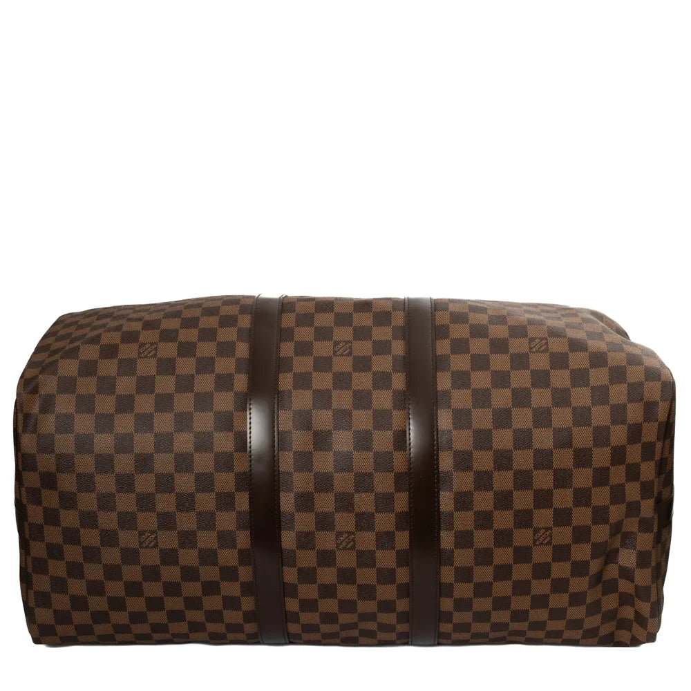 Keepall 55 en toile damier ébène