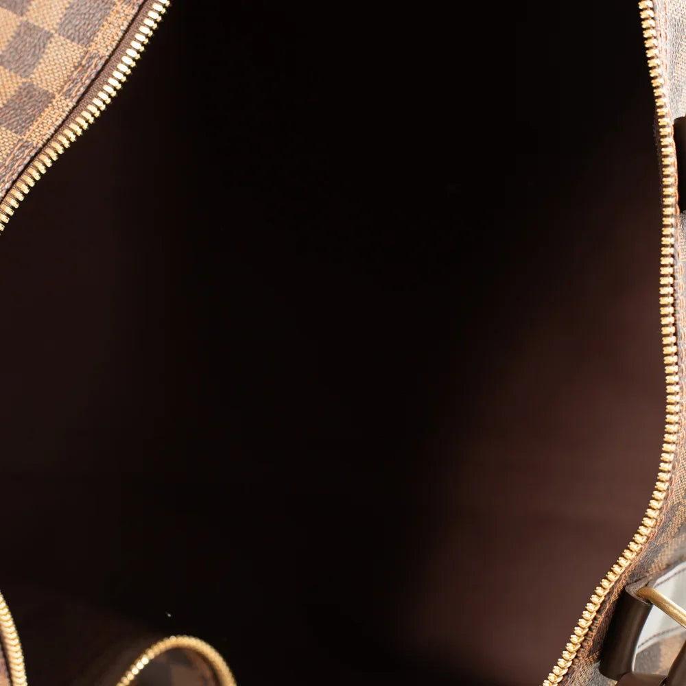 Keepall 55 en toile damier ébène