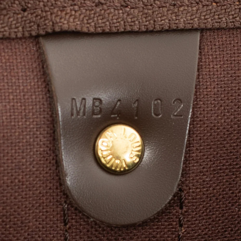 Keepall 55 en toile damier ébène