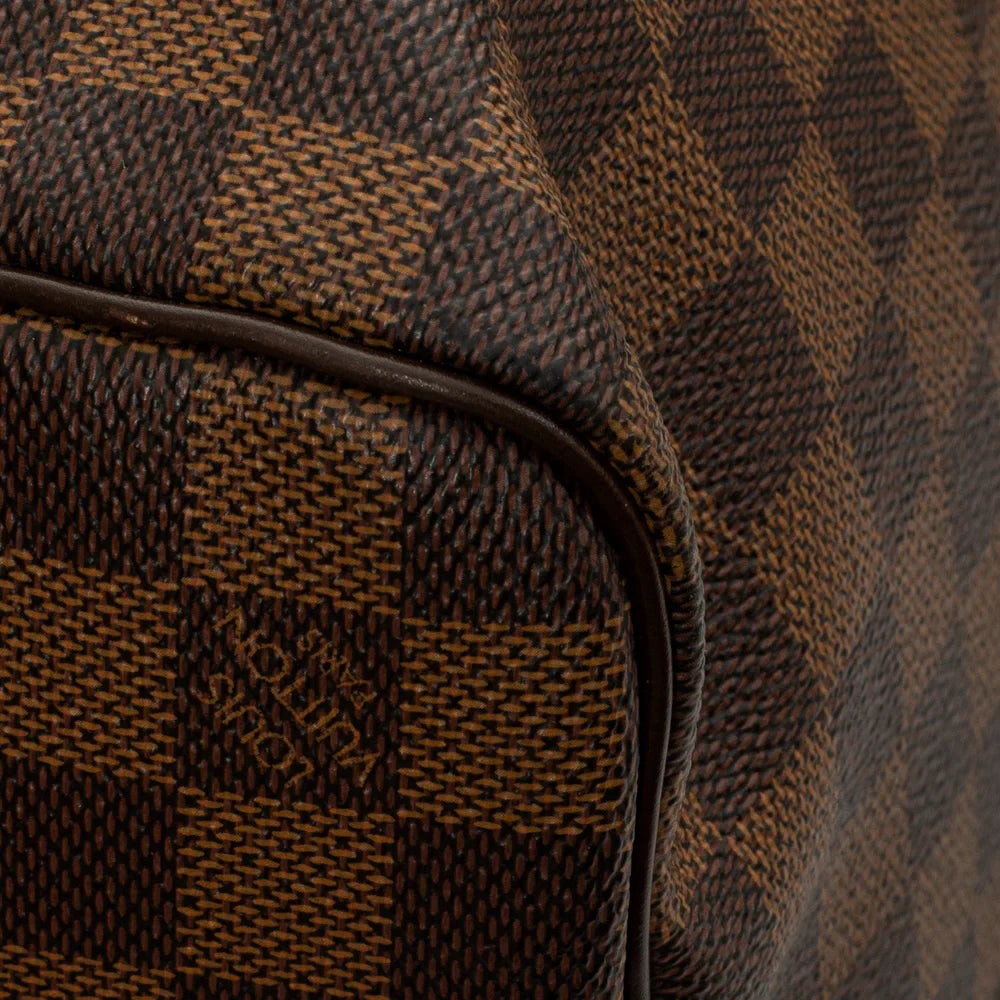 Keepall 50 vintage en toile damier ébène