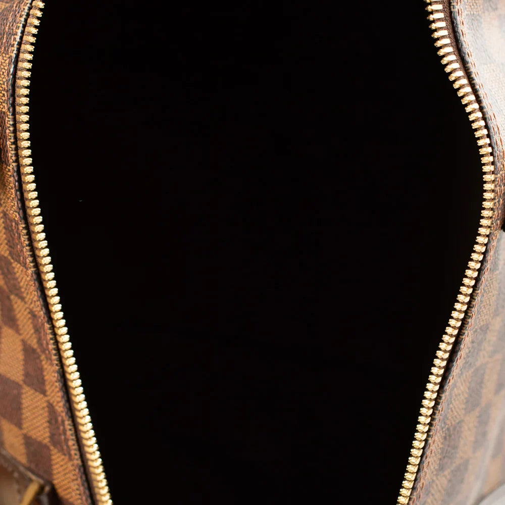 Keepall 50 vintage en toile damier ébène