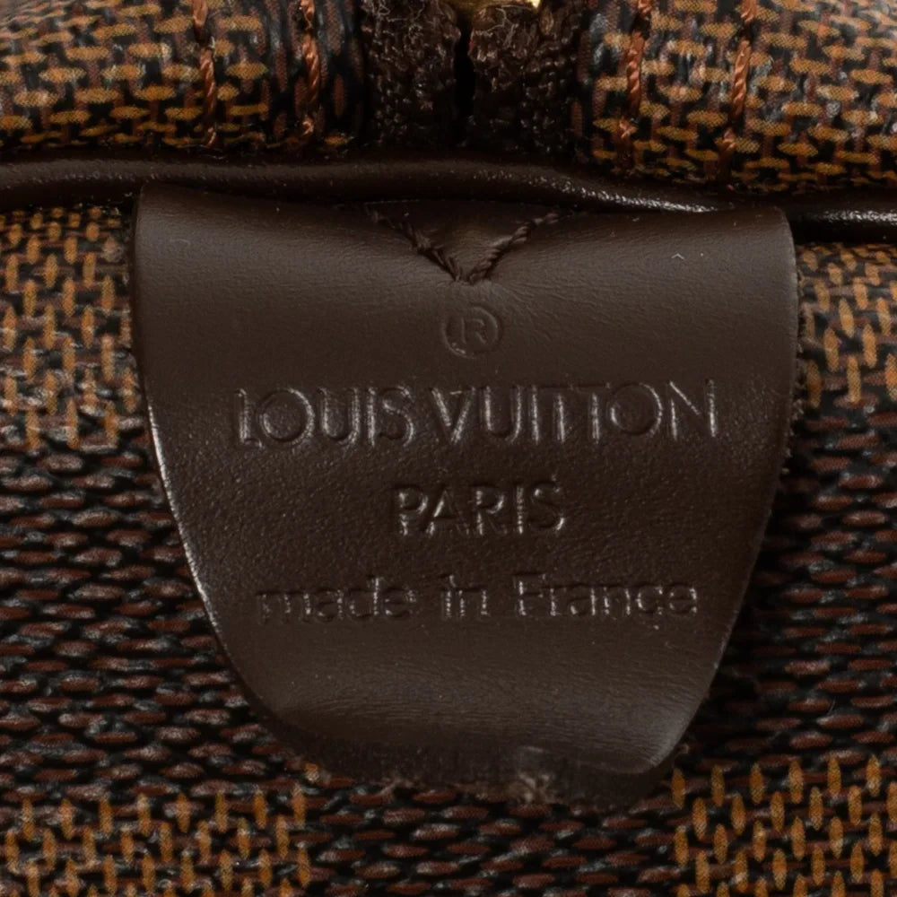 Keepall 50 vintage en toile damier ébène