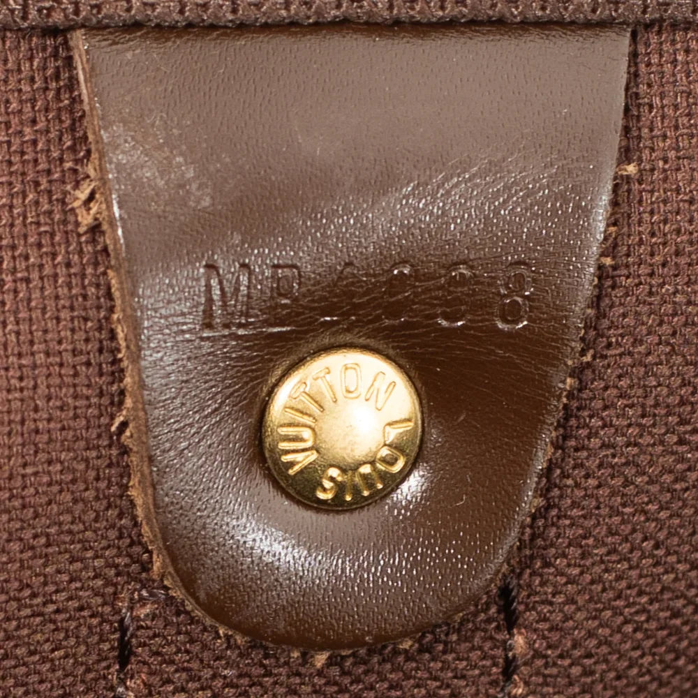 Keepall 50 vintage en toile damier ébène