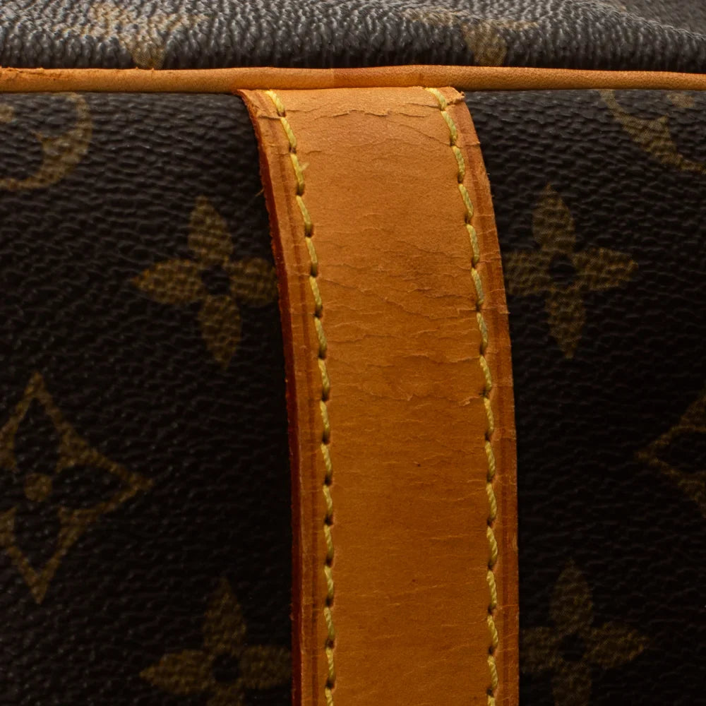 Keepall 60 Vintage en toile monogram marron