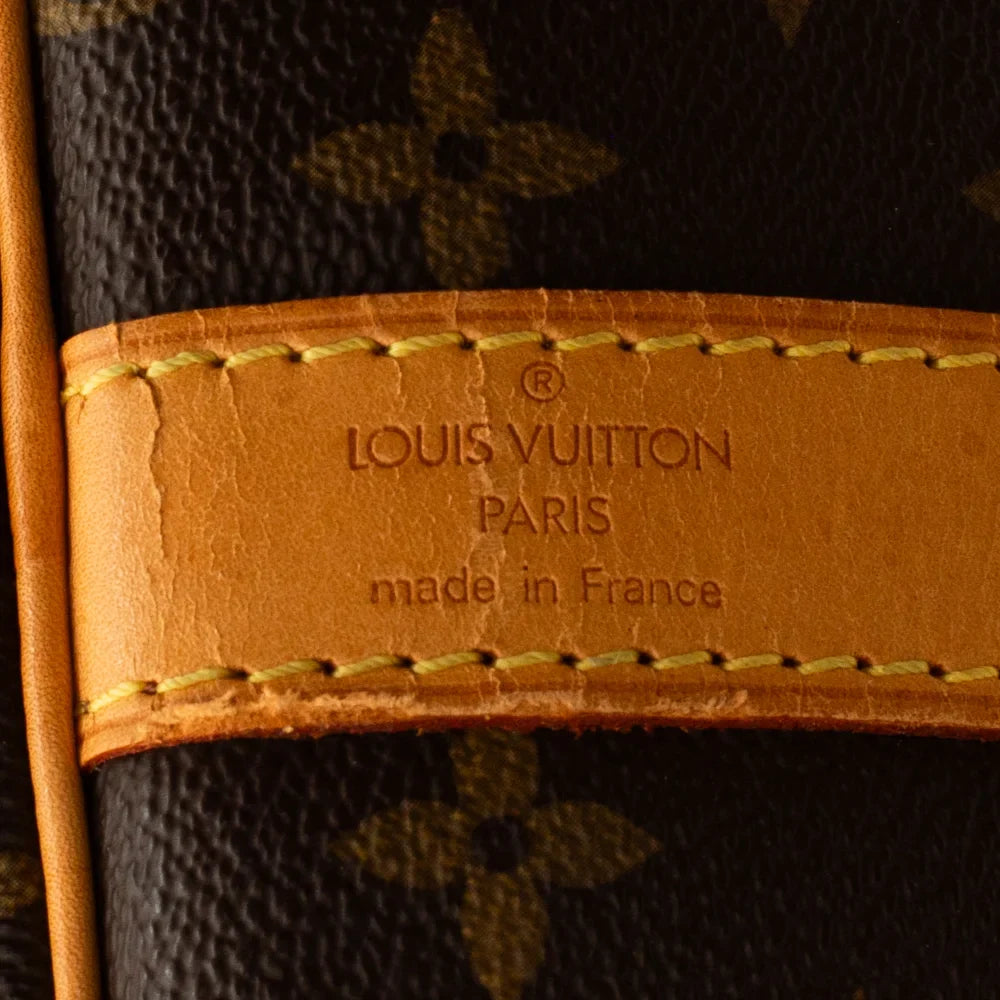 Keepall 60 Vintage en toile monogram marron