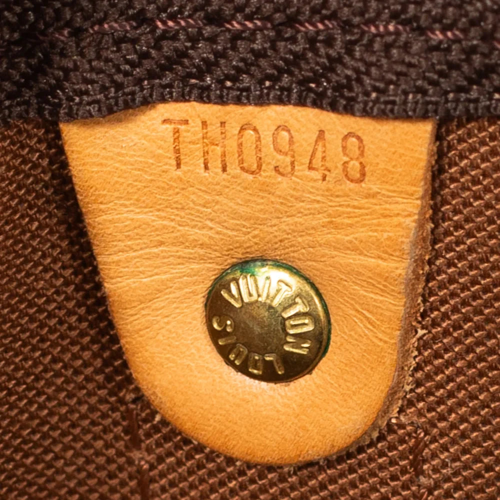 Keepall 60 Vintage en toile monogram marron