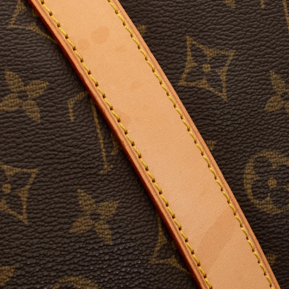 Keepall 55 Vintage en toile monogram marron