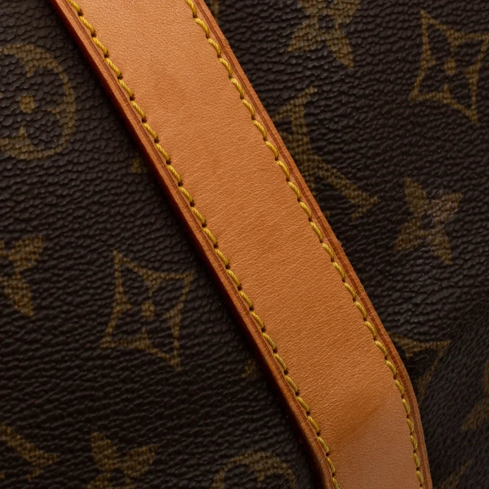 Keepall 55 Vintage en toile monogram marron
