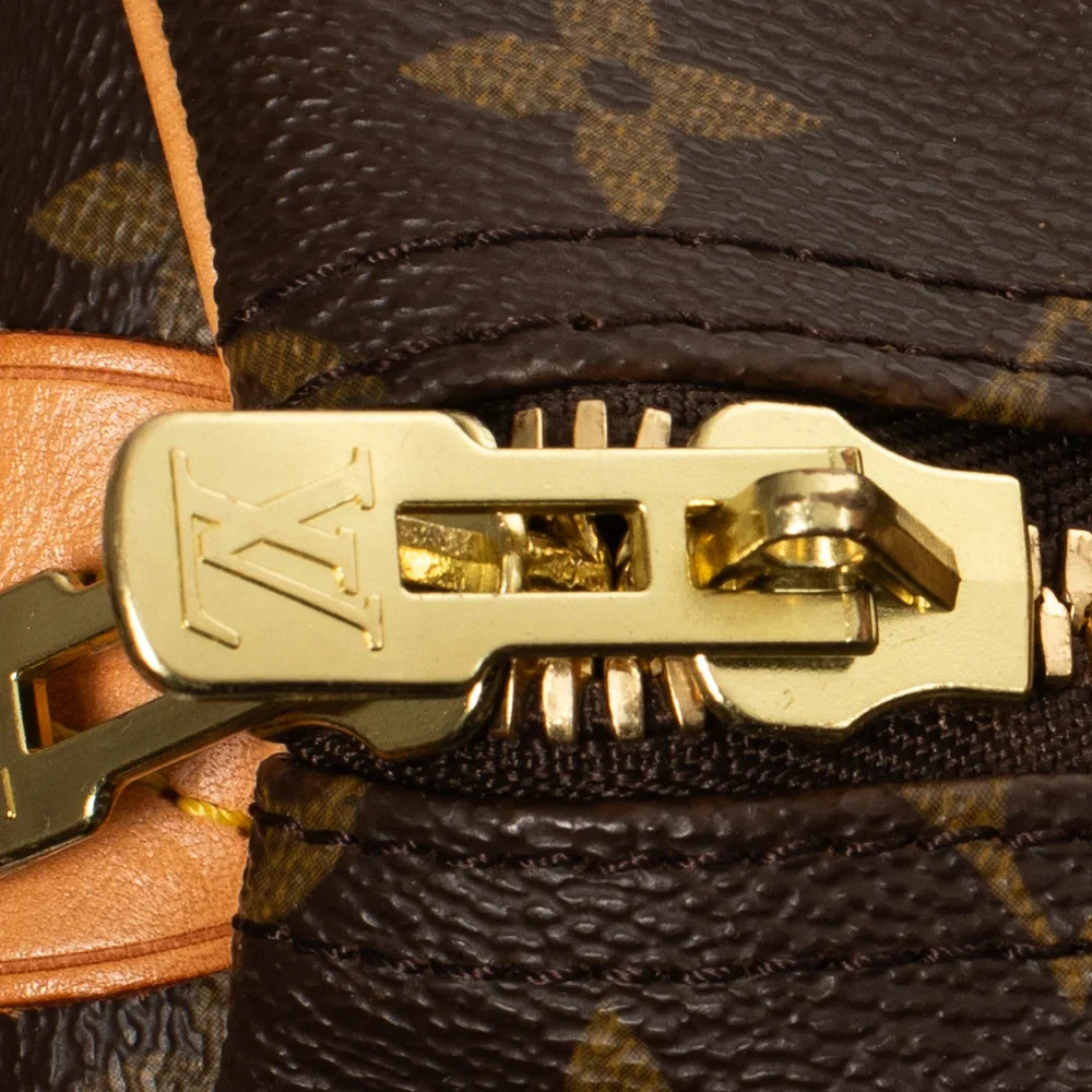 Keepall 55 Vintage en toile monogram marron
