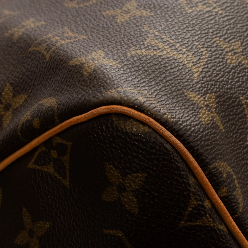Keepall 55 Vintage en toile monogram marron