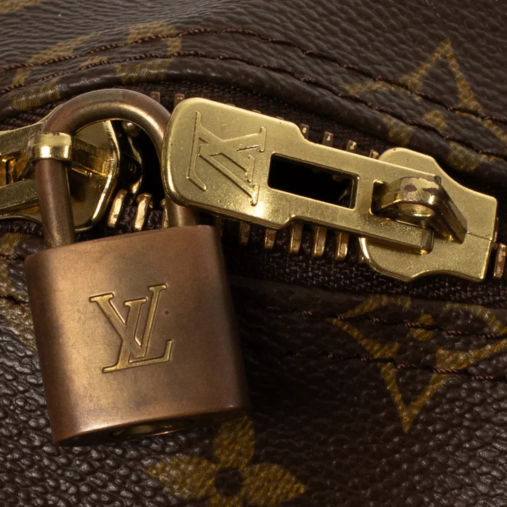 Keepall 50 Vintage en toile monogram marron