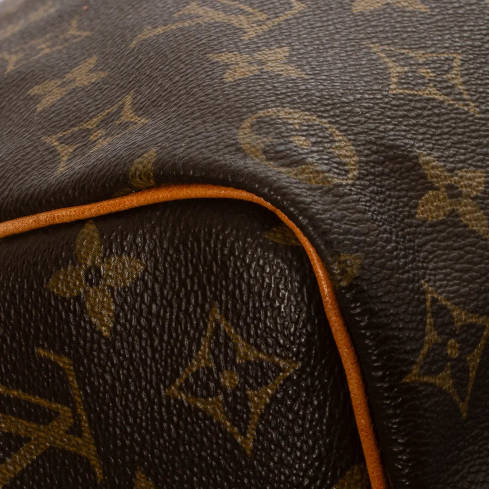 Keepall 50 Vintage en toile monogram marron
