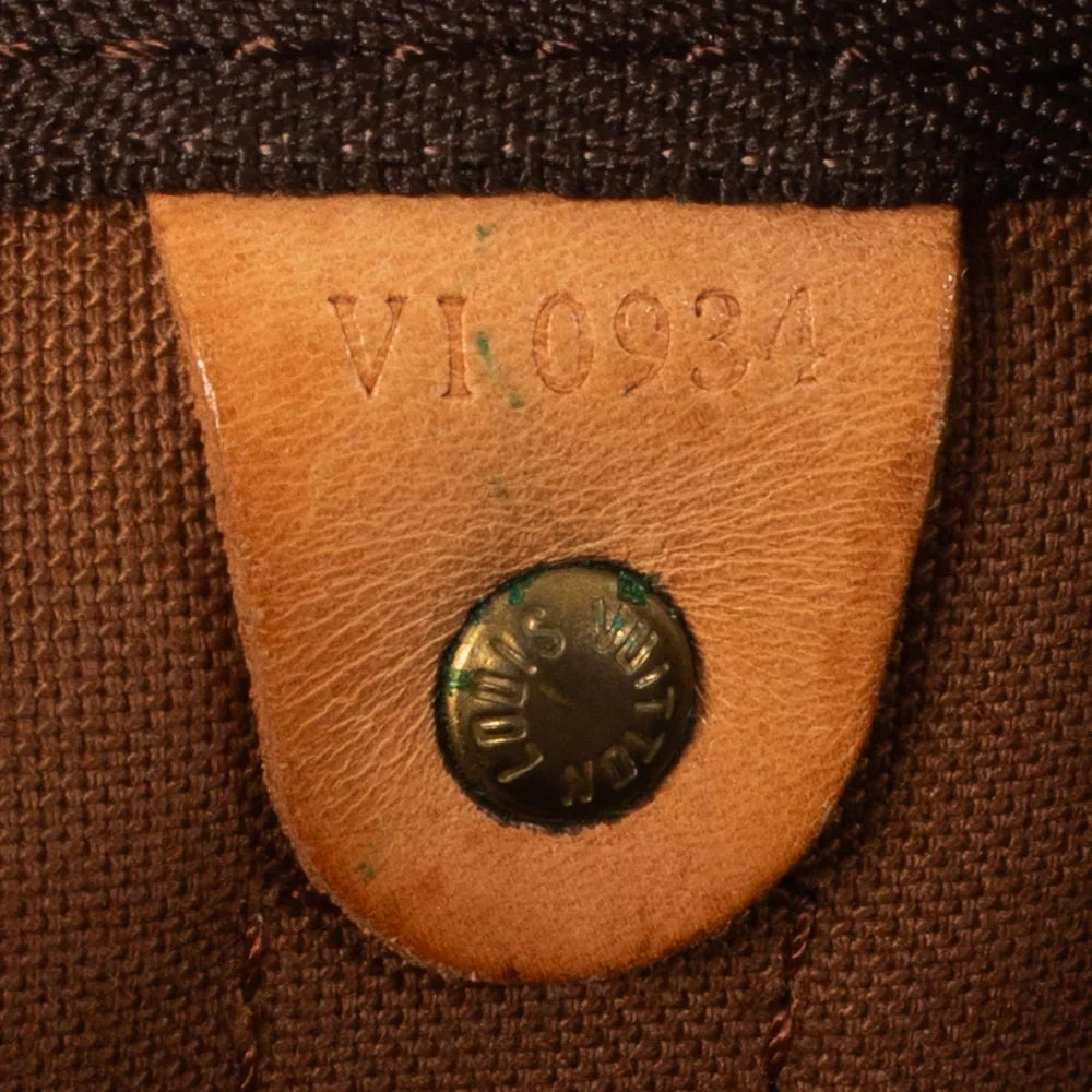 Keepall 50 Vintage en toile monogram marron