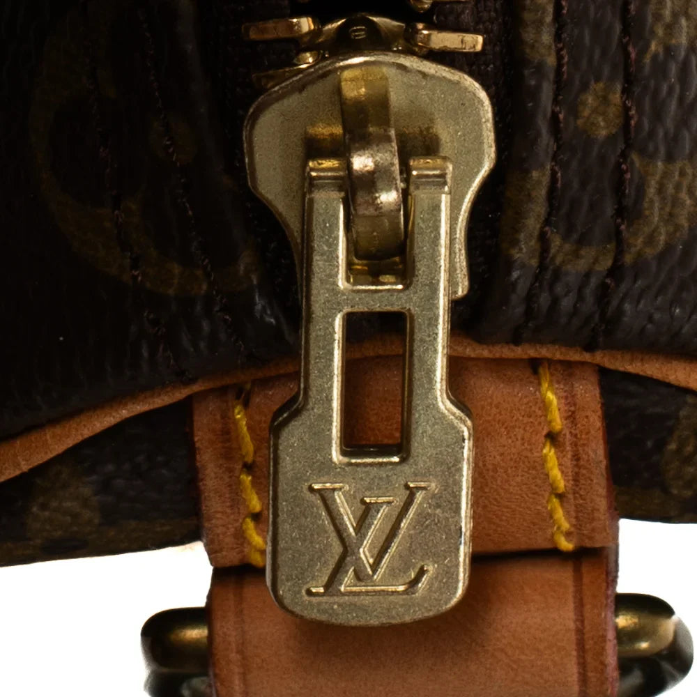 Keepall 50 Vintage en toile monogram marron