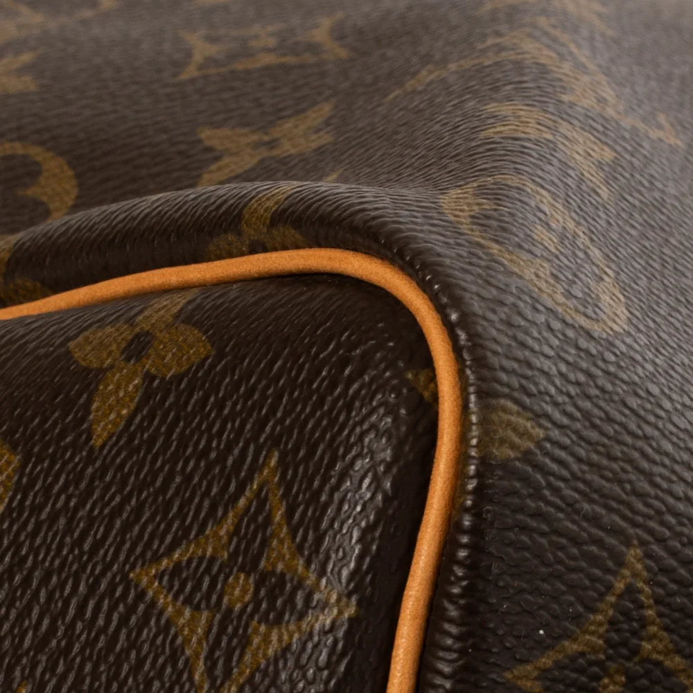 Keepall 50 Vintage en toile monogram marron