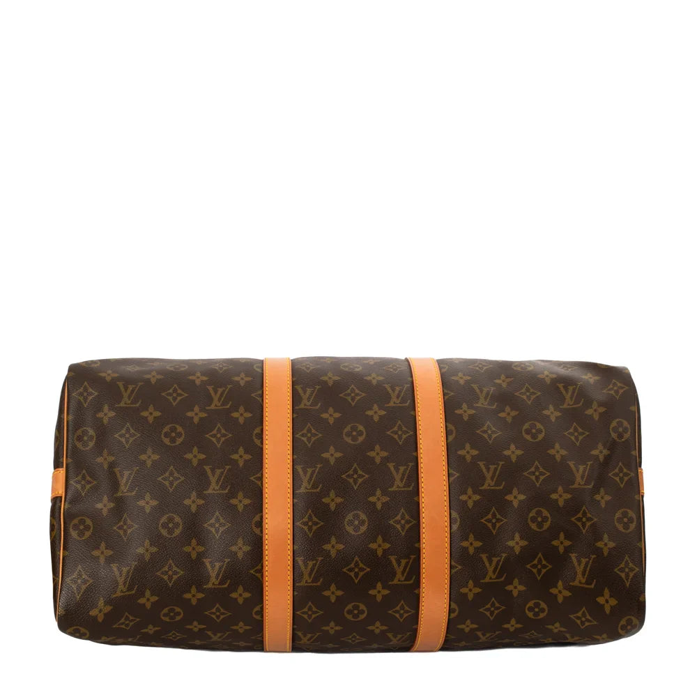 Keepall 50 Vintage en toile monogram marron