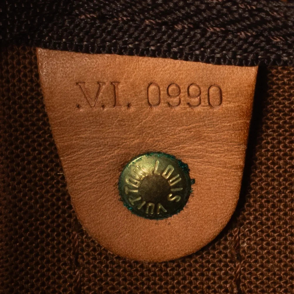 Keepall 50 Vintage en toile monogram marron